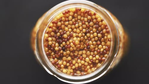 Jar of Delicious Mustard Seeds