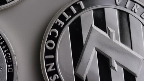 Plan rotatif de Litecoin Bitcoins (cryptomonnaie numérique) - BITCOIN LITECOIN 0133