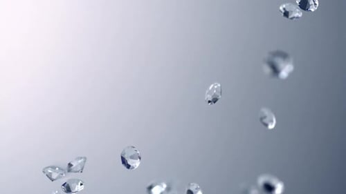 Slow-motion diamonds falling, Slow Motion