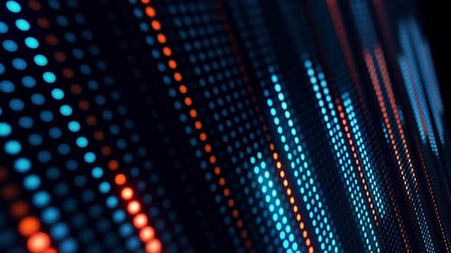 Abstract Dots stripe light Lines Motion background