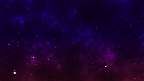 Energetic Purple Particle Flow Abstract Space Background
