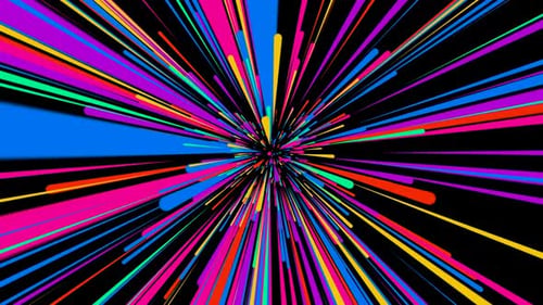 Vibrant Colorful Speed Lines Abstract Motion Background