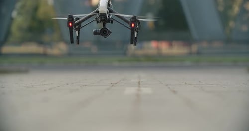 Landing Drone in the City