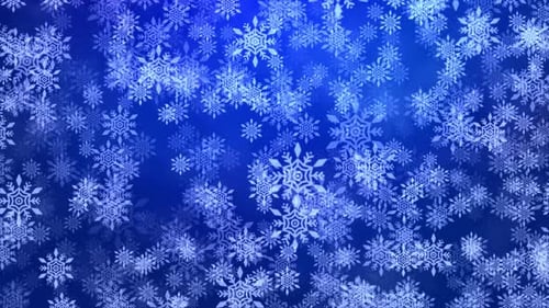 Fashion snowfall decoration design Blue
