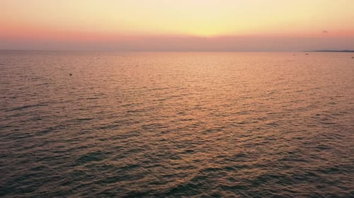Ocean View at Sunset with Calm Water