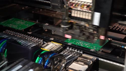 Manufacturing Machine Assembling Circuit Boards