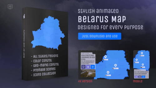 Belarus Map – Republic of Belarus Map Kit