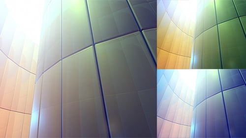 Dynamic Abstract Background with Geometric Panels and Gradient Lighting