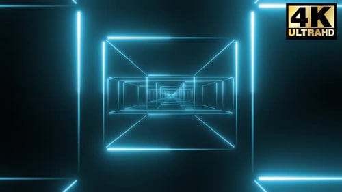 6 Colorful Stroke Shape Tunnel Pack 4k