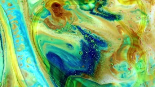 Psychedelic Galactic Paint Texture Background 94