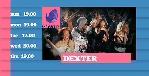 Vibrant Broadcast TV Package with Dynamic Graphics