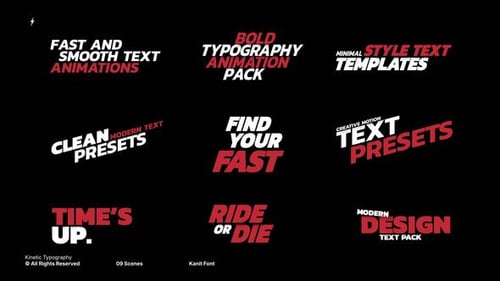Typography Titles | Premiere Pro (MOGRT)