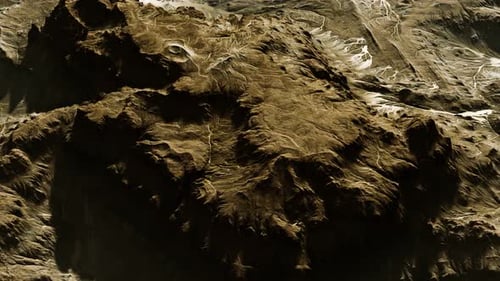 View of the Alien Planet Landscape