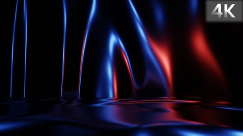 Dynamic Glowing Fluid Lines Animated Background