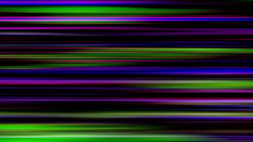 Colorful Glitch Horizontal Lines Background Animation