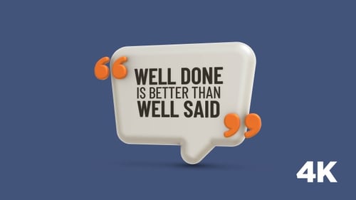 Citation inspirante : bien fait vaut mieux que bien dit