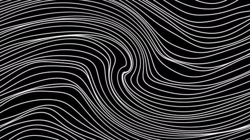 Flow of thin threads with bends