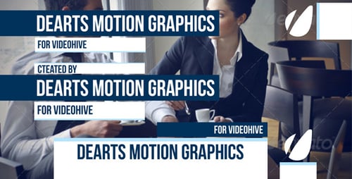 Clean Modern Lower Third Title Animation