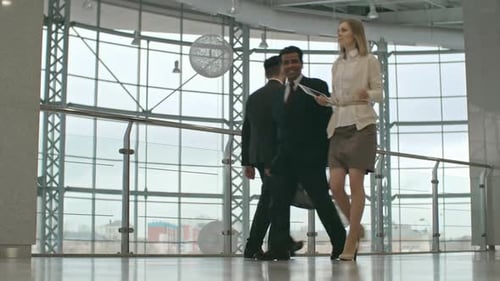 Business People in the Office Center