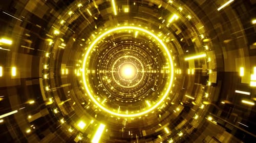 Brilliant Gold Tunnel