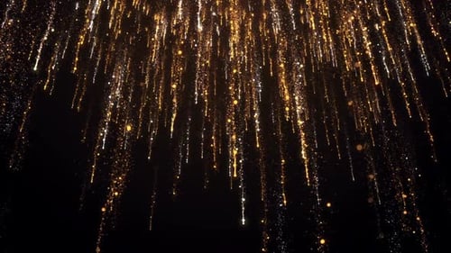 Fallendes goldenes Licht