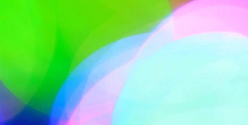 Colorful Blurred Lights Abstract Motion Background