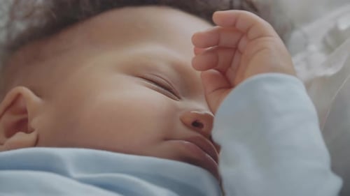 Mixed-race Lovely Toddler Sleeping