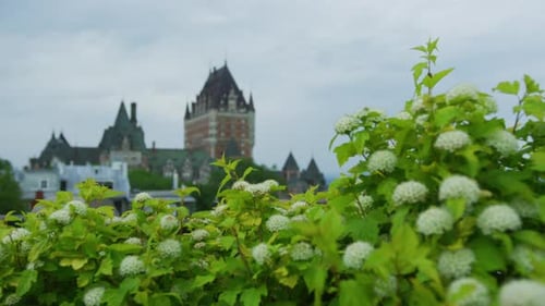 Chateau Frontenac Scenic View in Quebec City