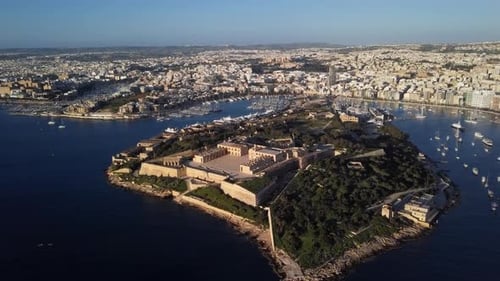 Aerial View of Fort Manoel, Malta