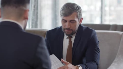 Formal Meeting in Café