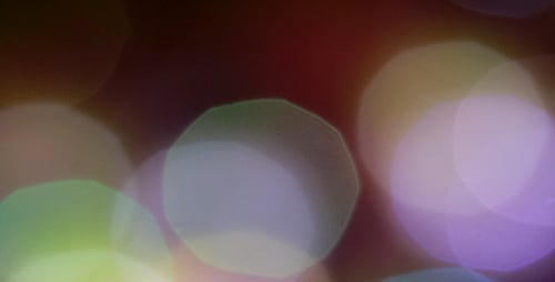 Abstract Bokeh Background with Colorful Out-of-Focus Lights