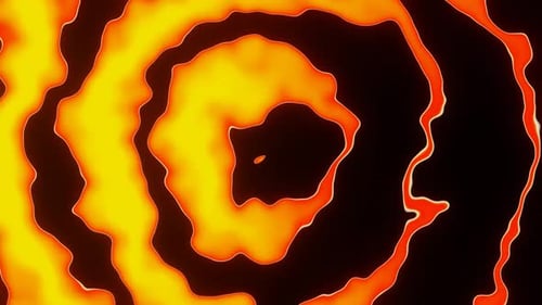 Abstract Divergent Rings of Fire VJ Loop 02