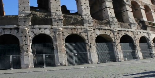 Colosseum in Rome on a Sunny Day