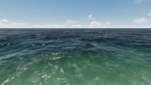 Calm Sea Background Loopabel
