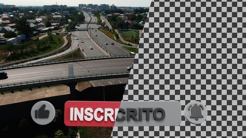 Social Media Like Subscribe Notification Bell Button Animation