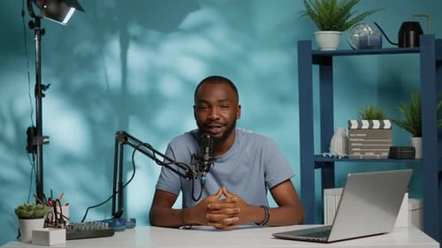 POV of Influencer Recording Video for Vlog Channel