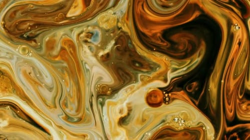 Abstract Liquid Art Swirling Macro Background
