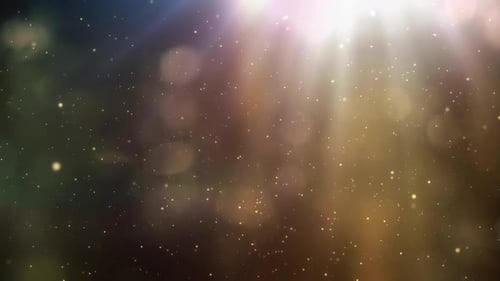 Bokeh Lights Particles Background