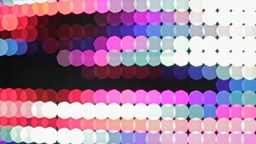 View on illuminating multicolored abstract background, Christmas decoration