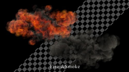 Dynamic Fire and Smoke Explosion Visual Effect