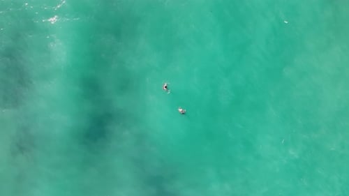 Sea Texture Aerıal Vıew 4 K Turkey Alanya