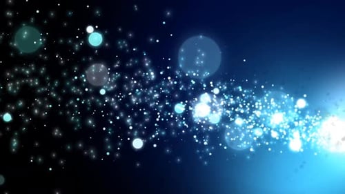 Cyan-Partikel sprühen Remake Motion-Hintergrund