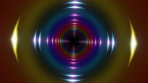 VJ Loop Tunnel Highlights of Paints