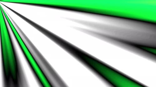 Animated Green White Futuristic Rays Line Background