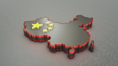 Karte von China 03 A