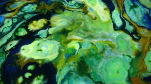 Farbexplosion abstrakte lebendige Kunst Malerei