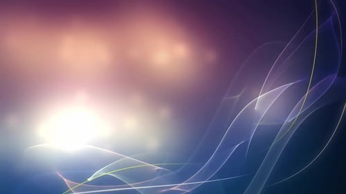 Dynamic Abstract Flowing Light Lines Background Animation