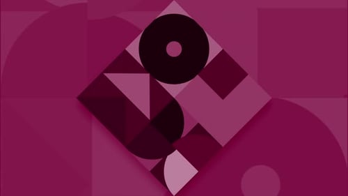 Geometrisches Muster rotierender und wechselnder nahtloser