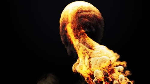Apokalyptische Explosion