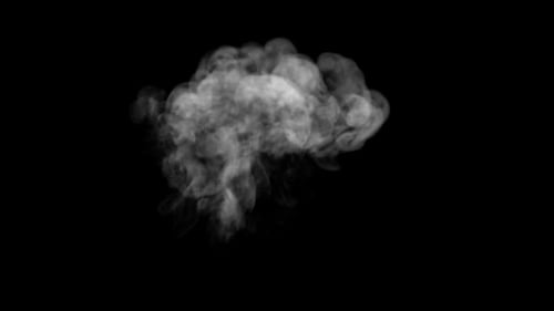 Fluid Rising Smoke Burst Effect